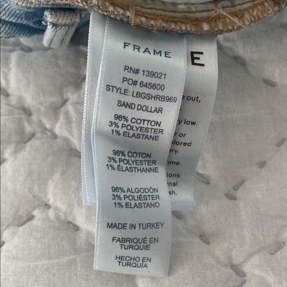 Frame Denim Blue Jean Shorts - Picture 4 of 4